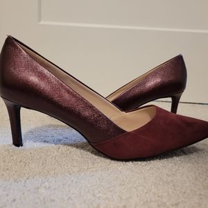 Kelly & Katie Merlot colored heels - new, size 8.5